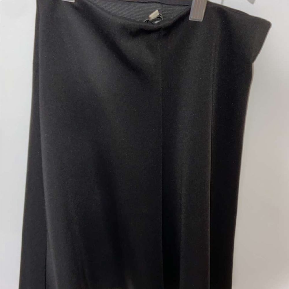 Black midi skirt